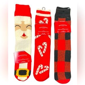 **CLEARANCE** WONDERSHOP - 3pk Bundled Adult Super Soft Crew Socks